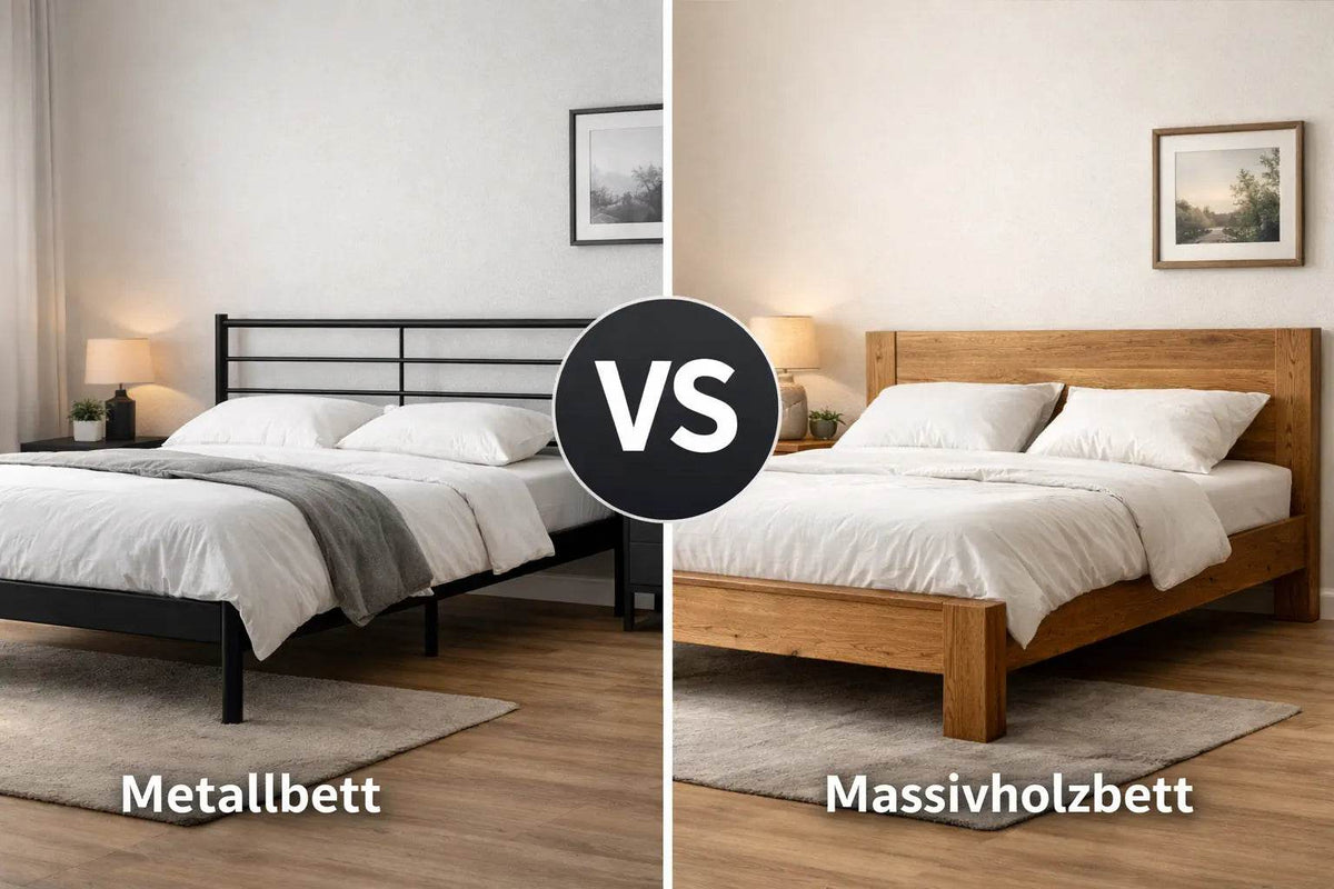 Massivholzbett oder Metallbett ?