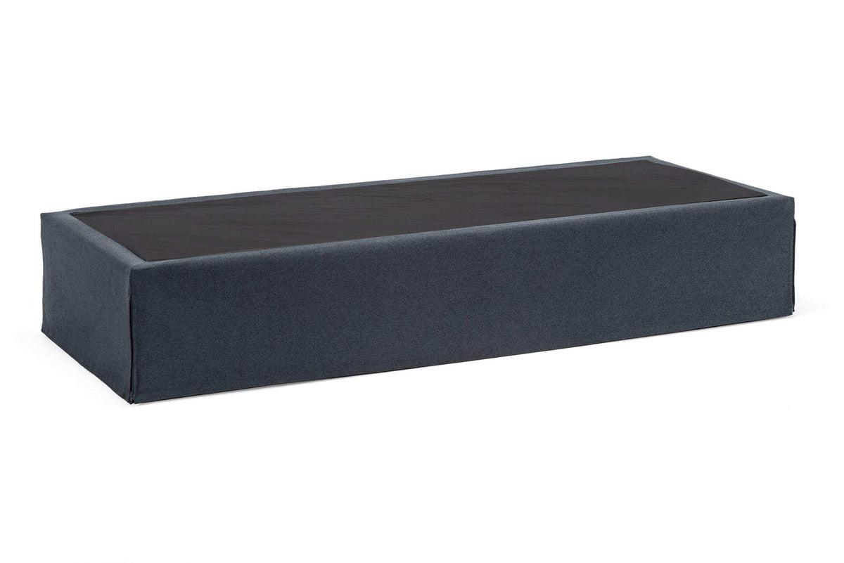 Funktionsbett Twinbox Unterbau, Bezug Nika Royalblau