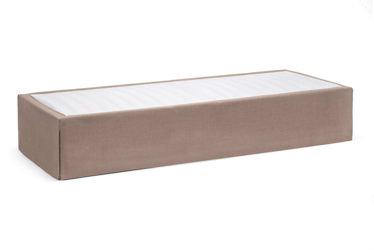 Funktionsbett Twinbox Unterbau, Bezug Planoza Taupe